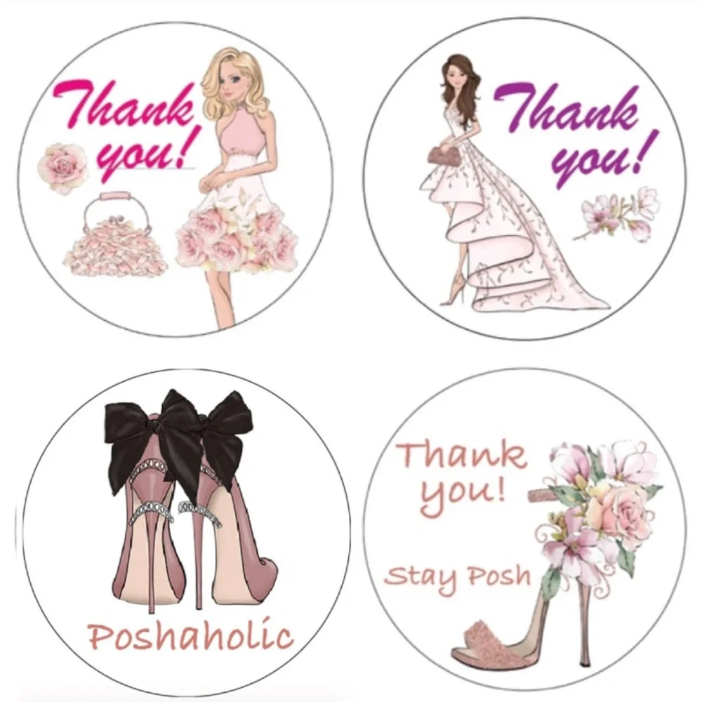 NWT Fashion Sticker Seals Fashion Girl Scrapbook Stickers Fashion Shoes Stickers